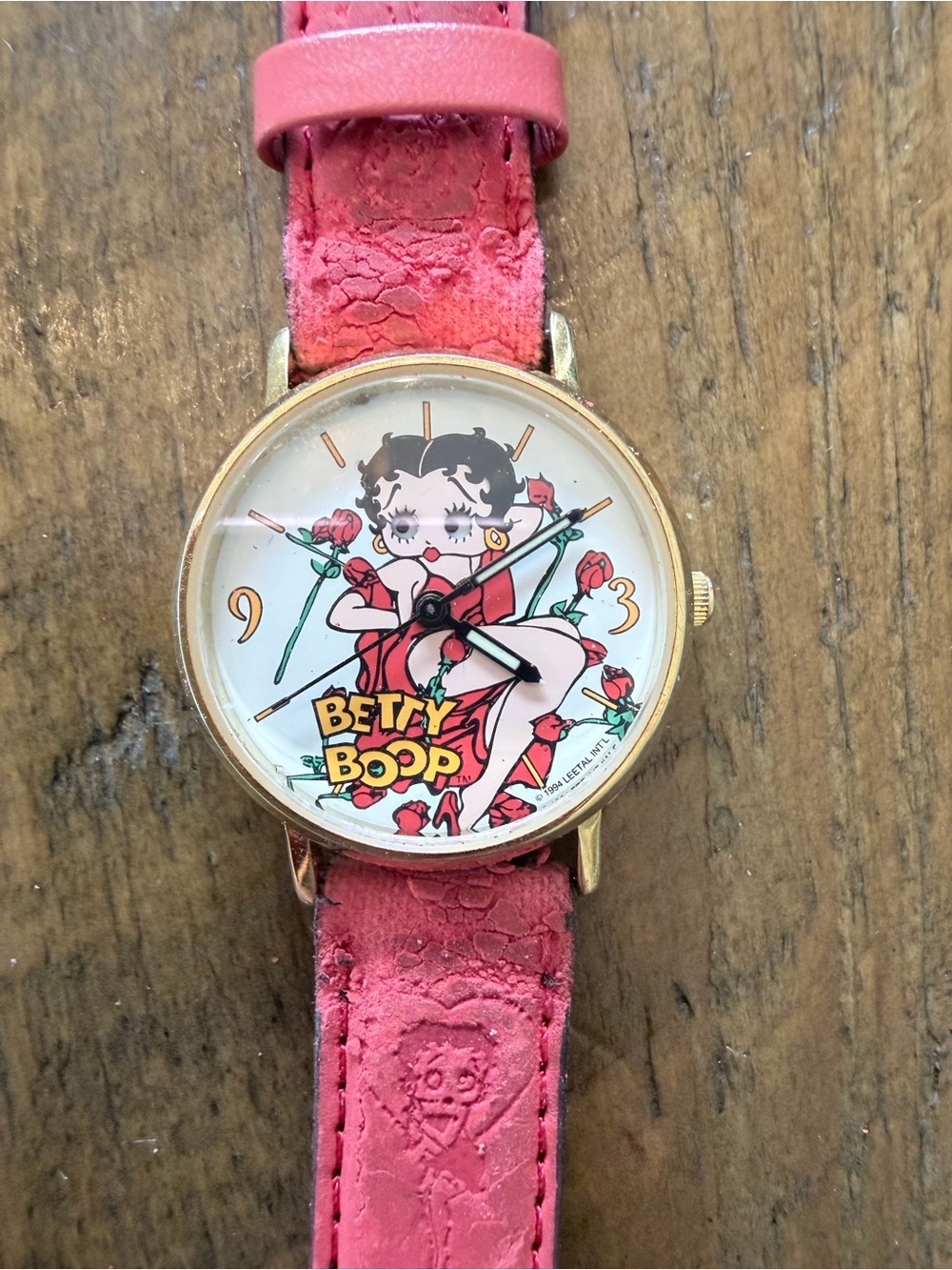 Vintage 1994 Betty Boop Moving Eyes Watch Working